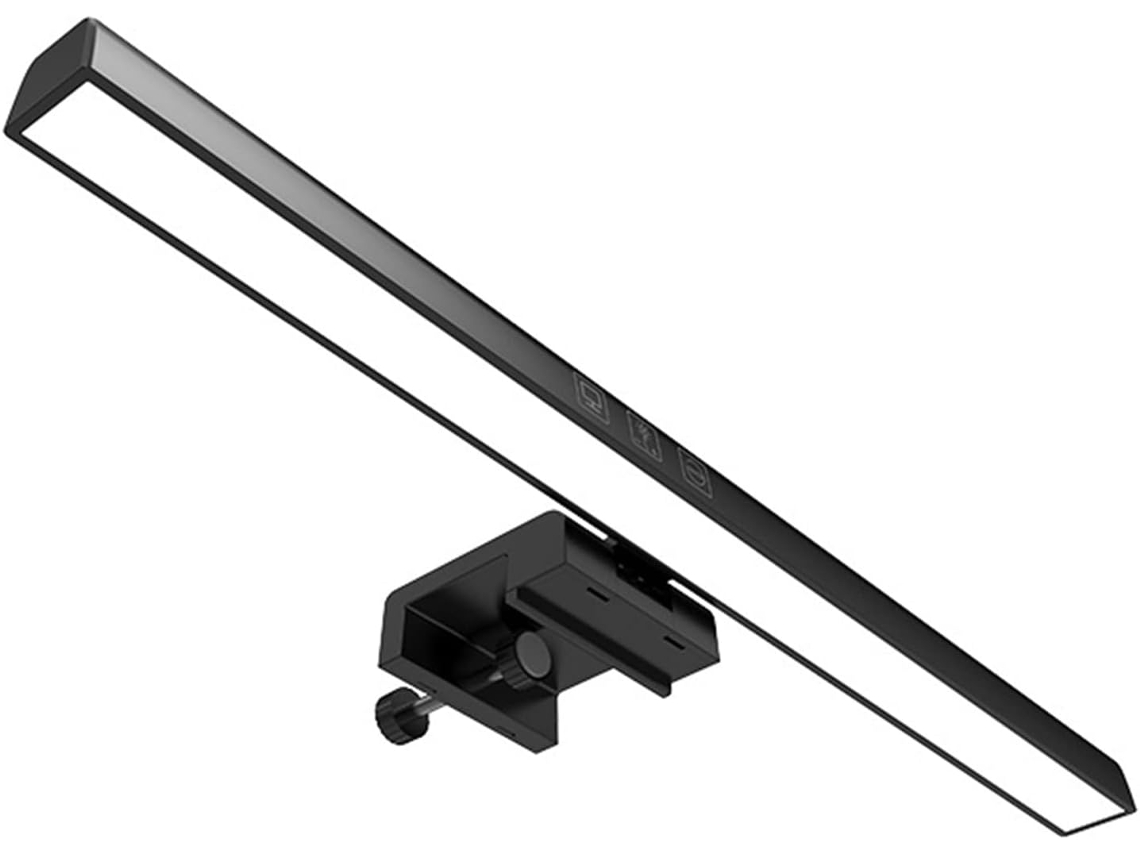 Protetor De Tela Lyeaa Com Brilho Ajustável E Controle Toque Usb Proteção Para Os Olhos Não Inclusa Laptop 50cm Preto