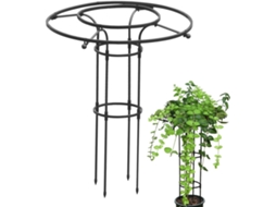 Treliça Suporte Vertical para Plantas de Interior, Estrutura em Metal Inoxidável, Suporte Decorativo para Vinhos CHABERLU