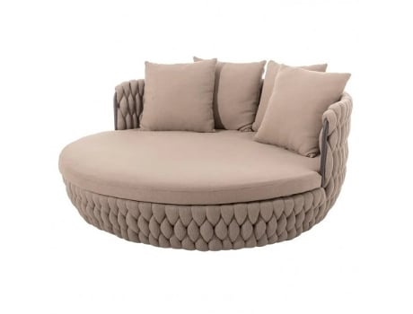 Sofá de Exterior DUDECO (Alumínio - Bege)