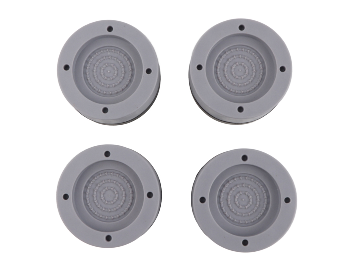 Conjunto de 4 Pés de Borracha Antivibração para Máquina de Lavar AQUAFORGE