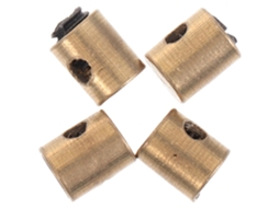 Alavanca de cabo do acelerador em metal banhado a ouro, conjunto de 4 peças, para quadriciclos e scooters.