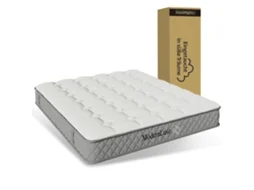 Colchão Ortopédico 140x200 Cm 7 Zonas, Firmeza H3, 20 Cm De Altura Branco Mobrio