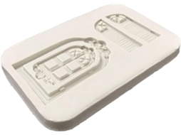 Moldes de Silicone em Formato Janela Porta, Moldes para Doze