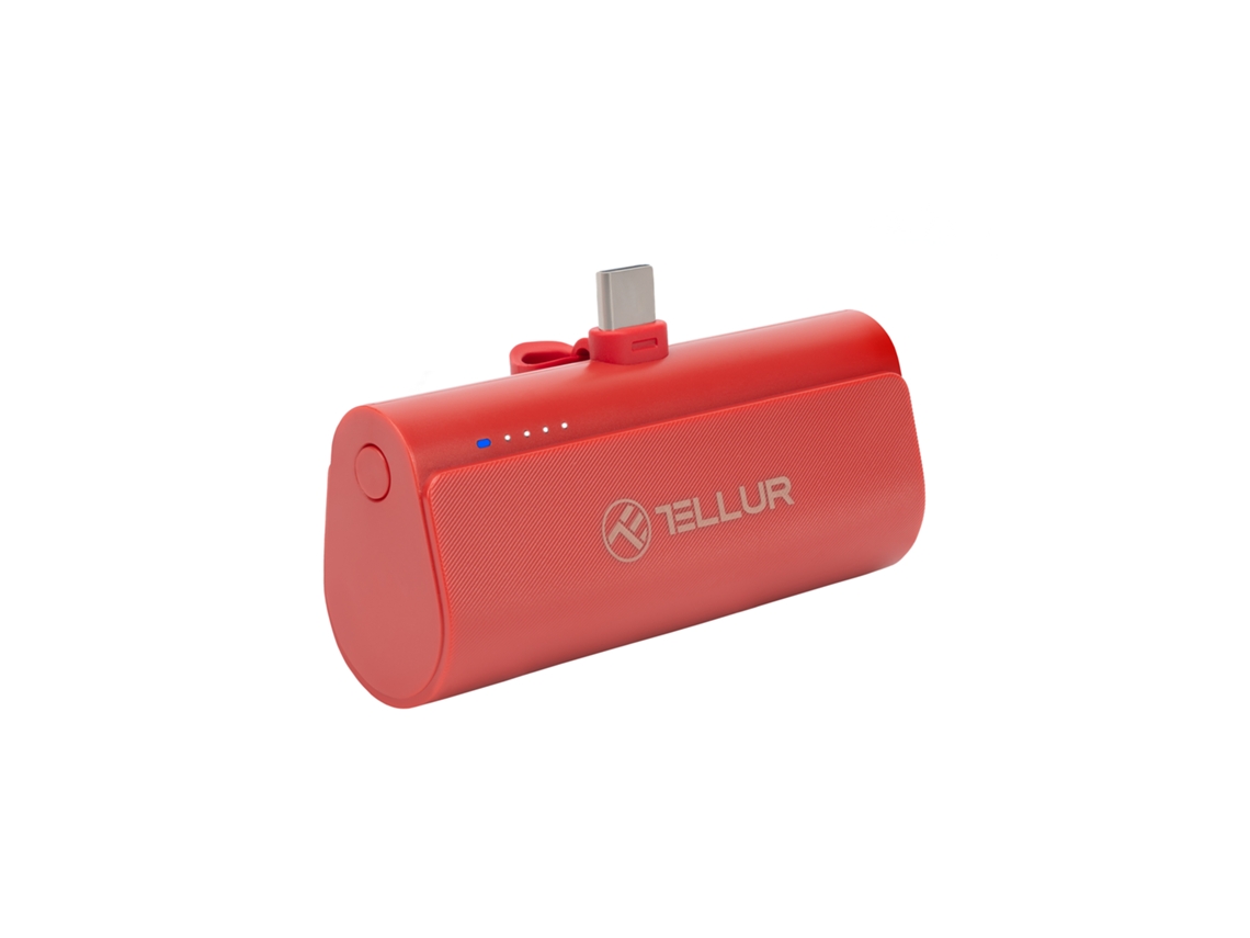 Power Bank Usb-C TELLUR Vermelho