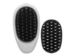 Escova Elétrica De Cabeça Com Led Vermelho E Azul Para Crescimento Capilar E Massagem