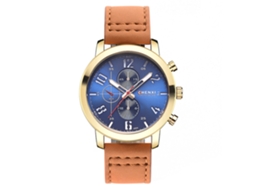 Relógio masculino em aço inoxidável, resistente à água, moderno e elegante, com mecanismo de quartzo.