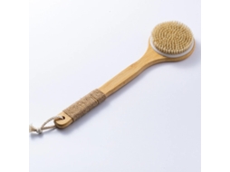 Escova Corporal De Banho, Nanshu Corda Trançada Cabo Bambu