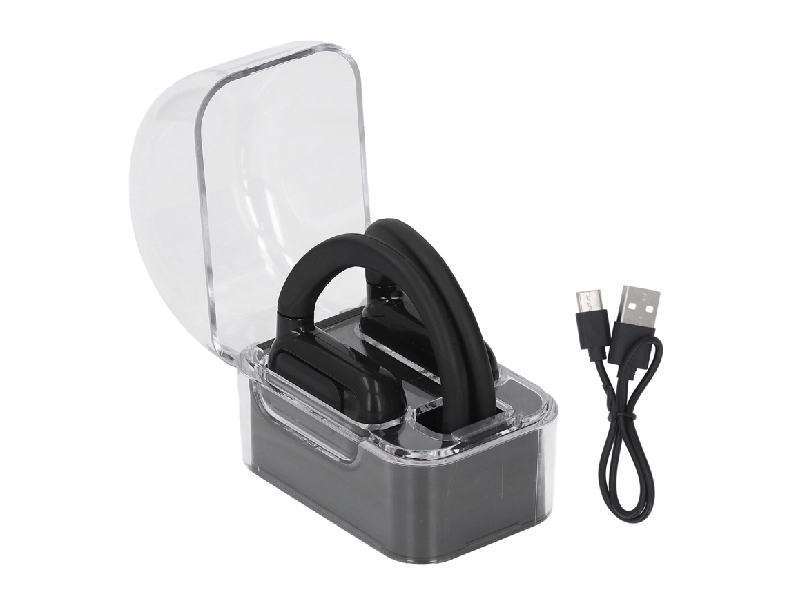 Primerox fones de Ouvido Tradutores Inteligência Artificial Open Ear Tradução em Tempo Real Preto