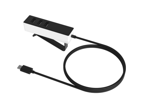 Carregador Multifuncional Gao 3 Portas Usb A, 1 Porta Usb C, Cabo 1,5m