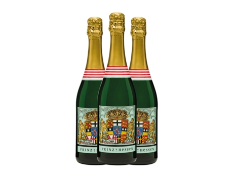 Espumante PRINZ VON HESSEN Sekt Riesling Extra Seco Rheingau (0.75 L - 3 Unidades)