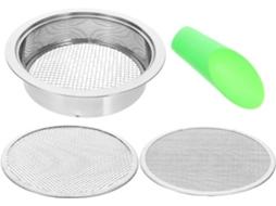 Kit para Jardim Topbathy com Pá e Tela Diversas Ferramentas Aeração do Solo Remoção de Detritos