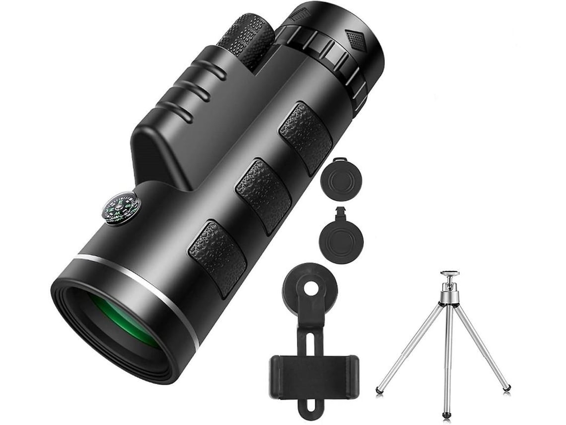 Telescópios Monoculares 40x60 Telescópio Hd com Tripé e Suporte para Smartphone Aplicar para Observação Caça Acampamento Passeios USHION