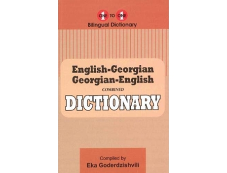 Livro English-Georgian amp Georgian-English One-to-One Dictionary de E Goderdzishvili (Inglês)