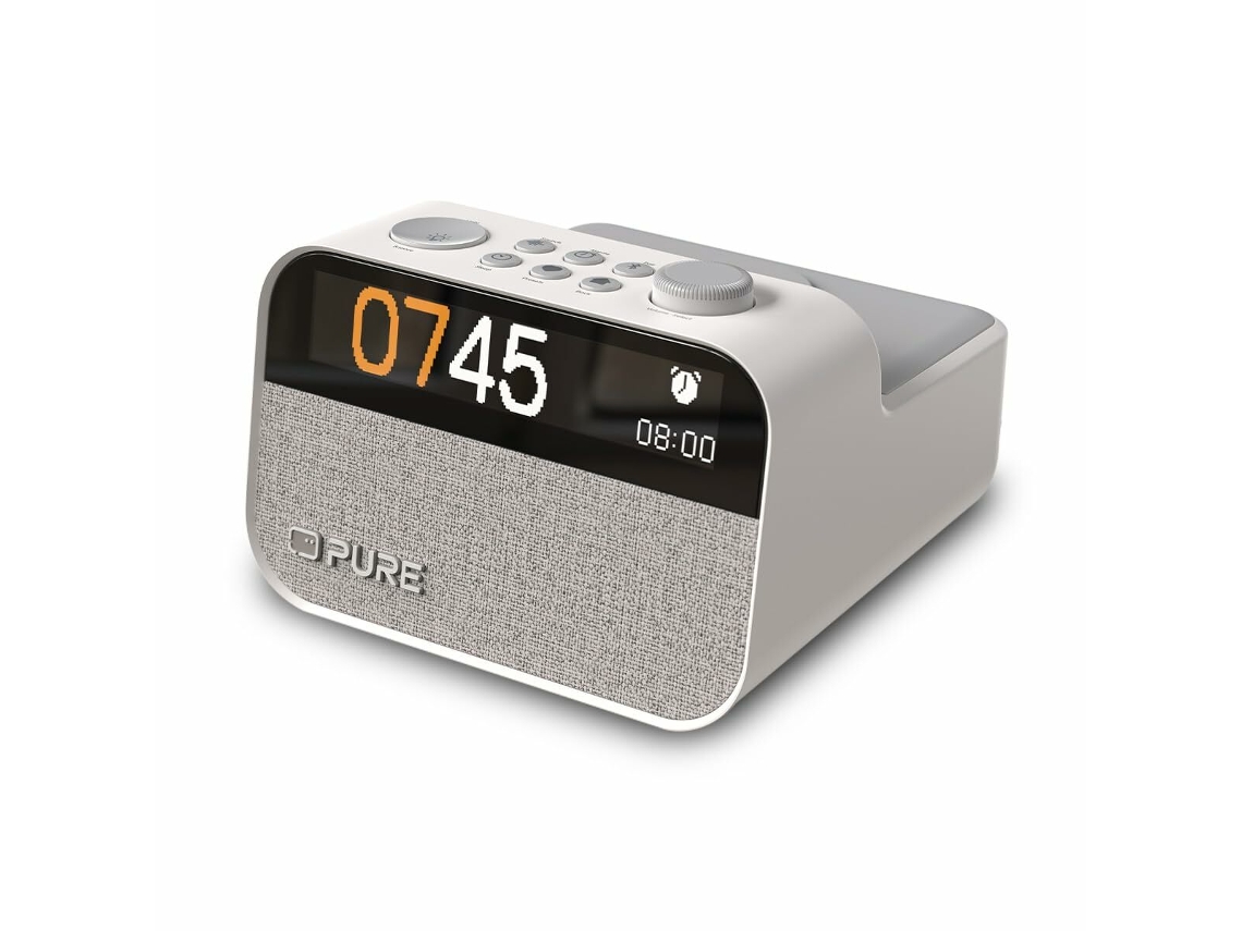 Rádio Despertador Pure Pure Moment (branco)