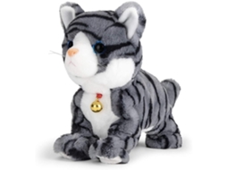 Laxiscreed Boneca Interativa Com Som De Gato, Estilo Pastel, Robótica E Sorridente Para Diversão Infantil