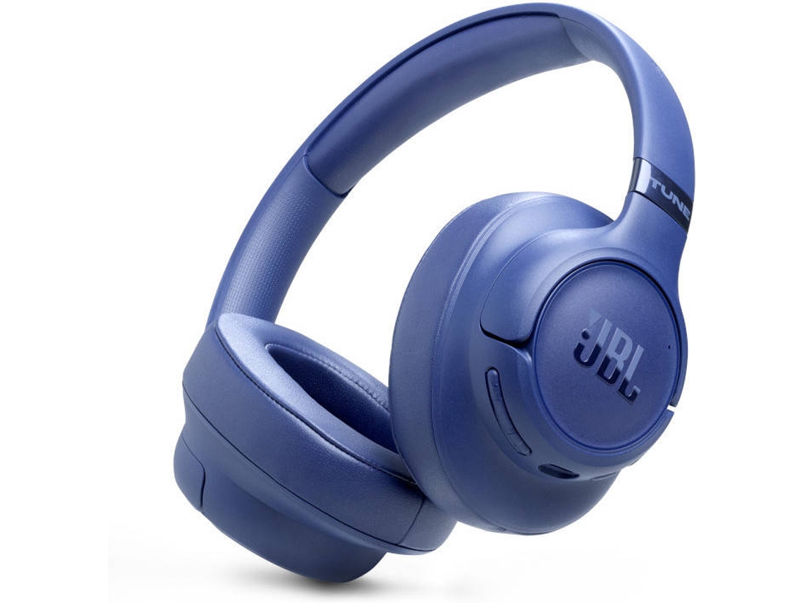 Auscultadores Bluetooth JBL T780NCBLU (Over Ear -  Microfone - Azul)