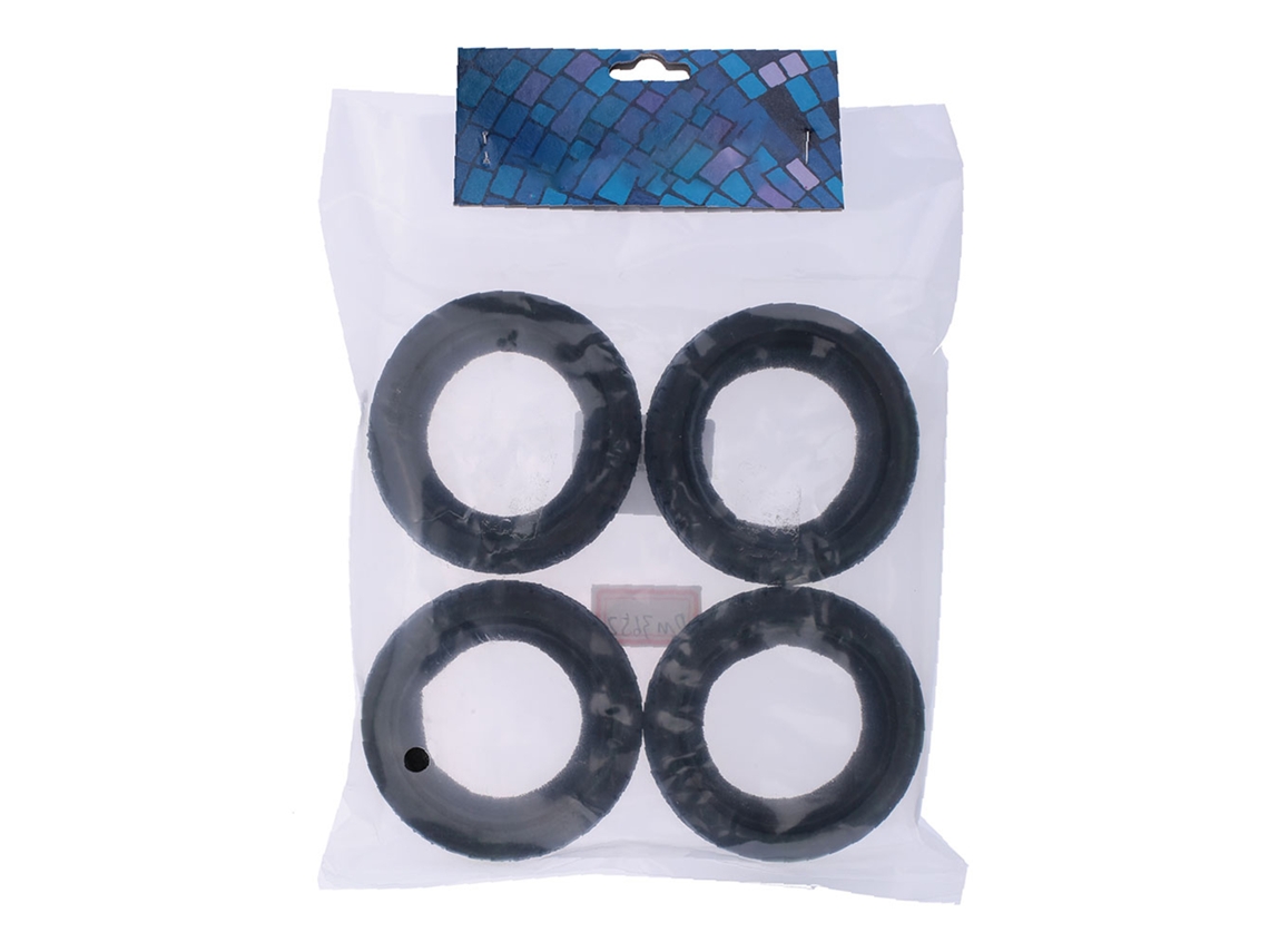 4pcs/set Pneu De Borracha Run-flat Para Carro Rc 1/10 Trx Hsp Tamiya Hpi Kyosho On-road
