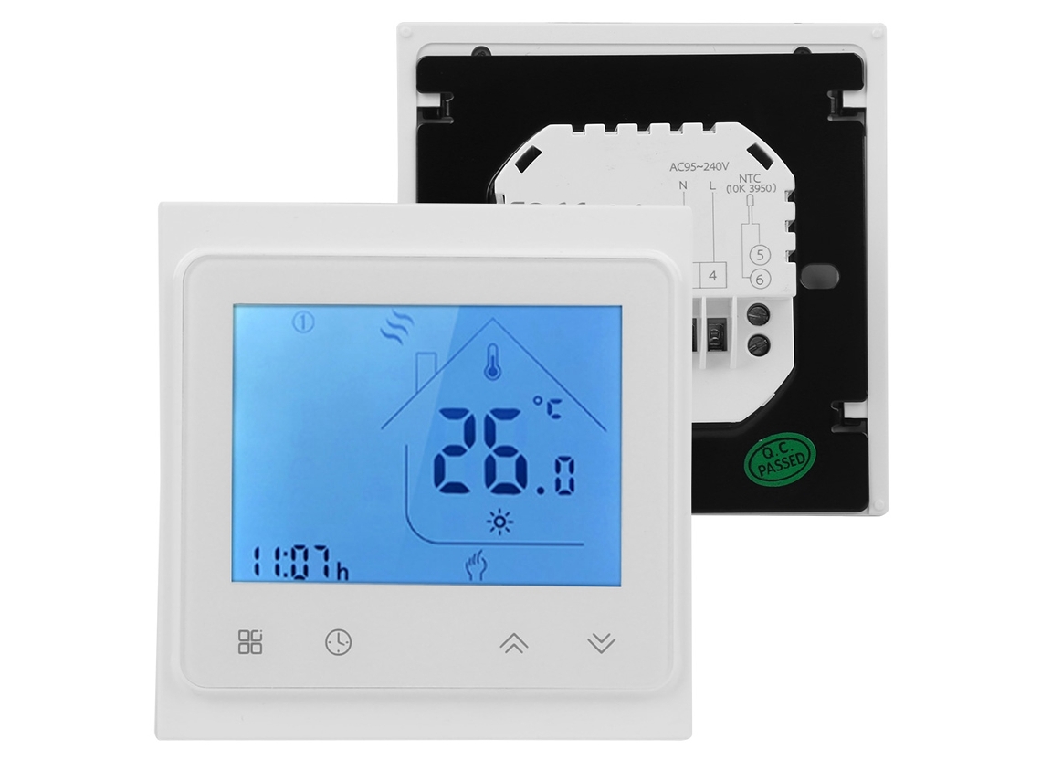 Laxiscreed Termóstato De Aquecimento De Água Com Suporte Alexa E Ecrã Lcd De Controlo De Temperatura
