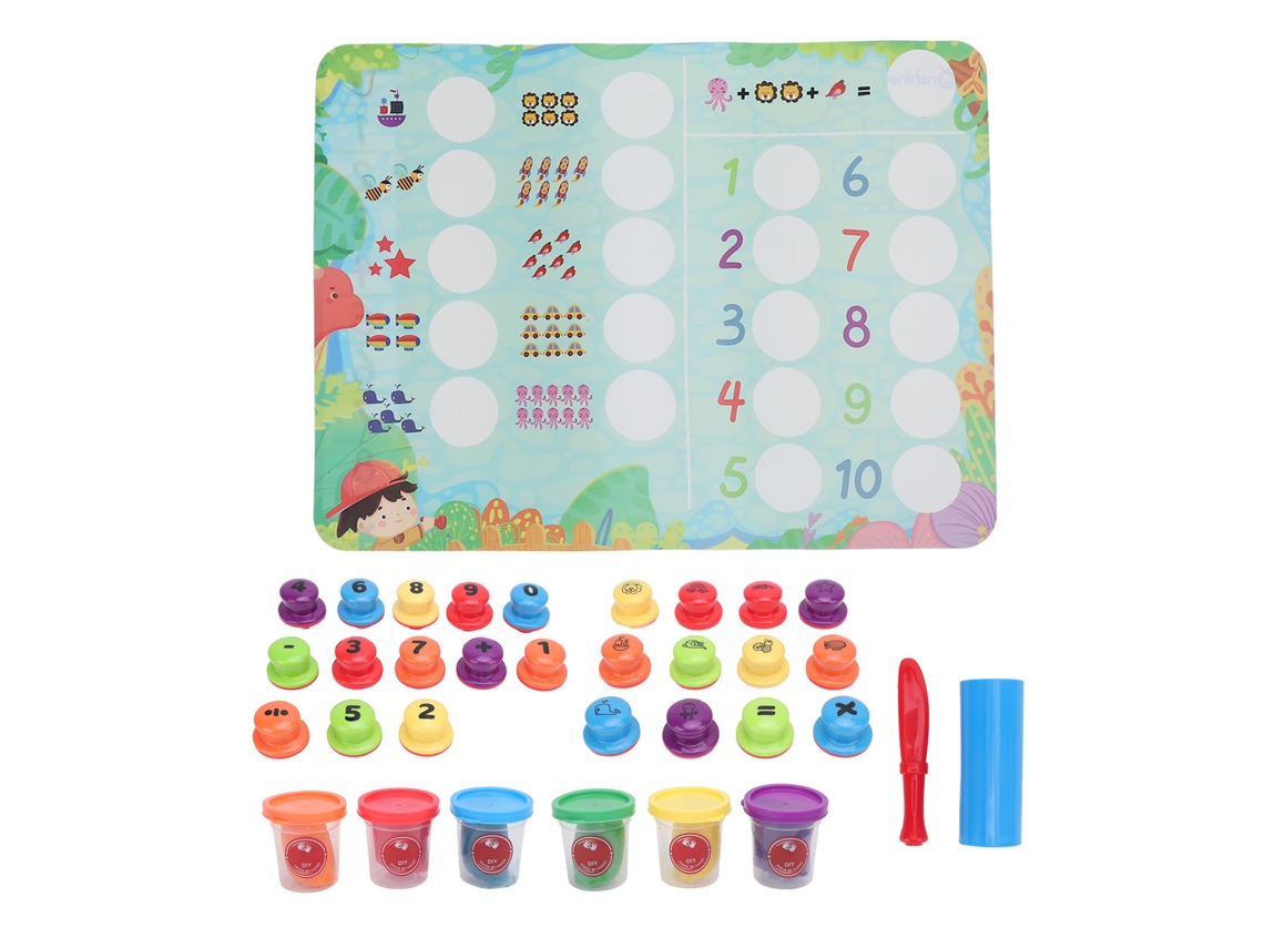 Ats juguete de Selos de Argila para Crianças Conjunto Leve Brinquedo Educatsivo de Argila para Crianças Diy
