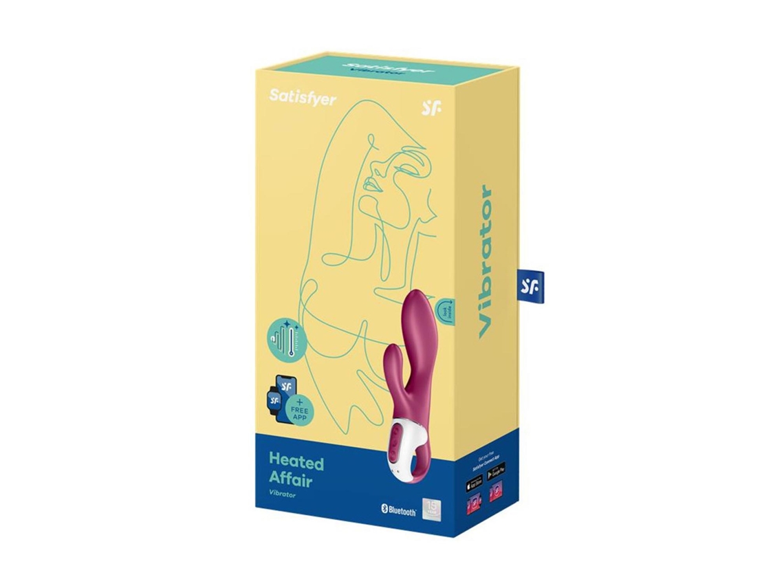 Estimulador SATISFYER Heated Affair Vibrador Efeito Calor Com App 1 Unidade