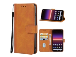 Capa De Couro Para Celular Sony Ericsson Xperia 10 Ii