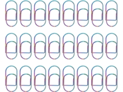 Conjunto De 24 Prendedores Metal Para Canetas, Coloridos E Resistentes À Ferrugem, Ideais Para Cadernos Porta Canetas