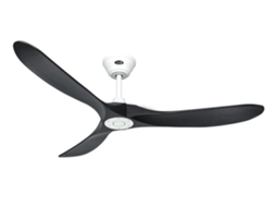 Ventilador de Teto CASAFAN 315229 Eco Genuine 152 Cm Preto/Branco Fosco