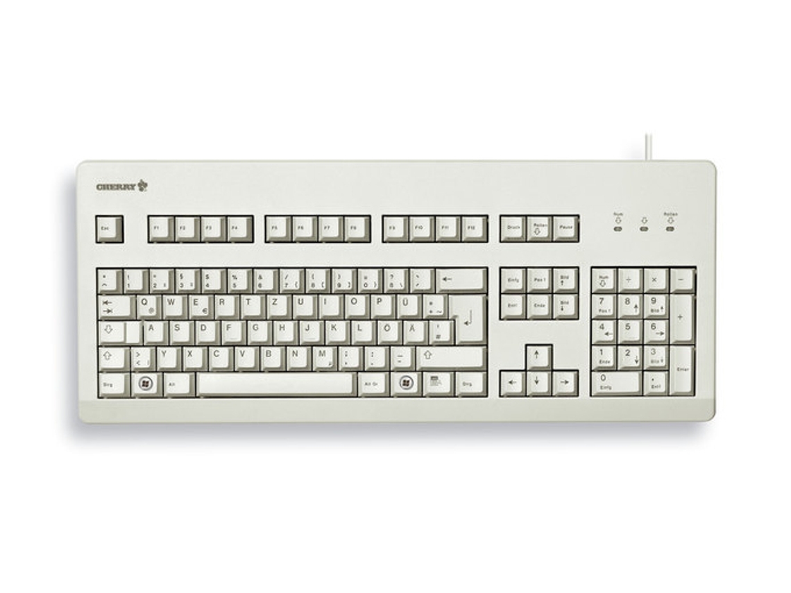 CHERRY G80-3000 Teclado Usb Qwerty Espanhol Cinzento