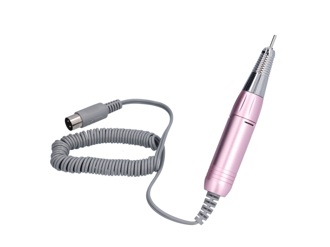 Máquina De Limado De Uñas Eléctrica Portátil, Mango De Lápiz Estable Para Salón, Color Rosa, 18w