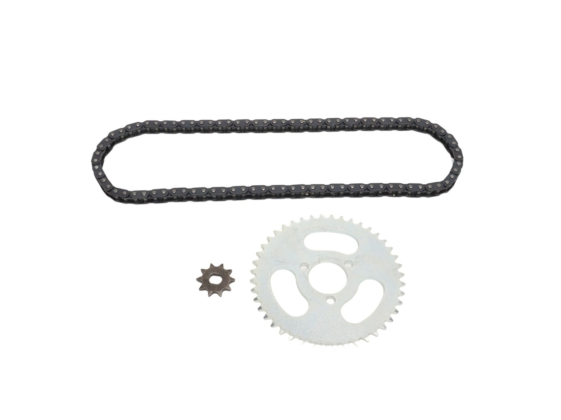 Kit de Piñón e Corrente 420 14t 36t 76 Elos S/MARCA para Patinetes e Bicicletas