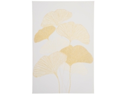 Impressão Artística Em Tela Com Folha De Ginkgo, 90x60cm, 1 Peça, Perfeita Para Decoração De Paredes Em Salas De Estar, Escritórios E Quartos