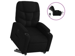 Electric Stand Up Recliner Chair, Electric Stand Up Recliner Chairs Vidaxl Preto Tecido