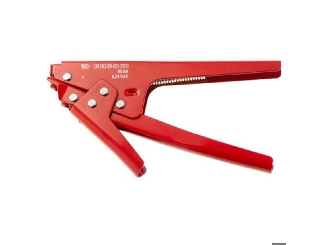 Alicate para Colar Plástico/Nylon FACOM 455B Vermelho Robusto e Fácil de Usar Curso Longo
