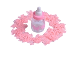 Laxiscreed Confete De Natal 200pcs Para Decoração De Festa Baby Shower Rosa Feminino