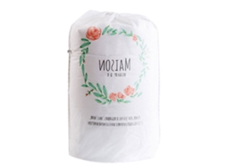 Bolsa cilíndrica de armazenamento para edredon roupa travesseiro com cordão protetor de poeira S/MARCA
