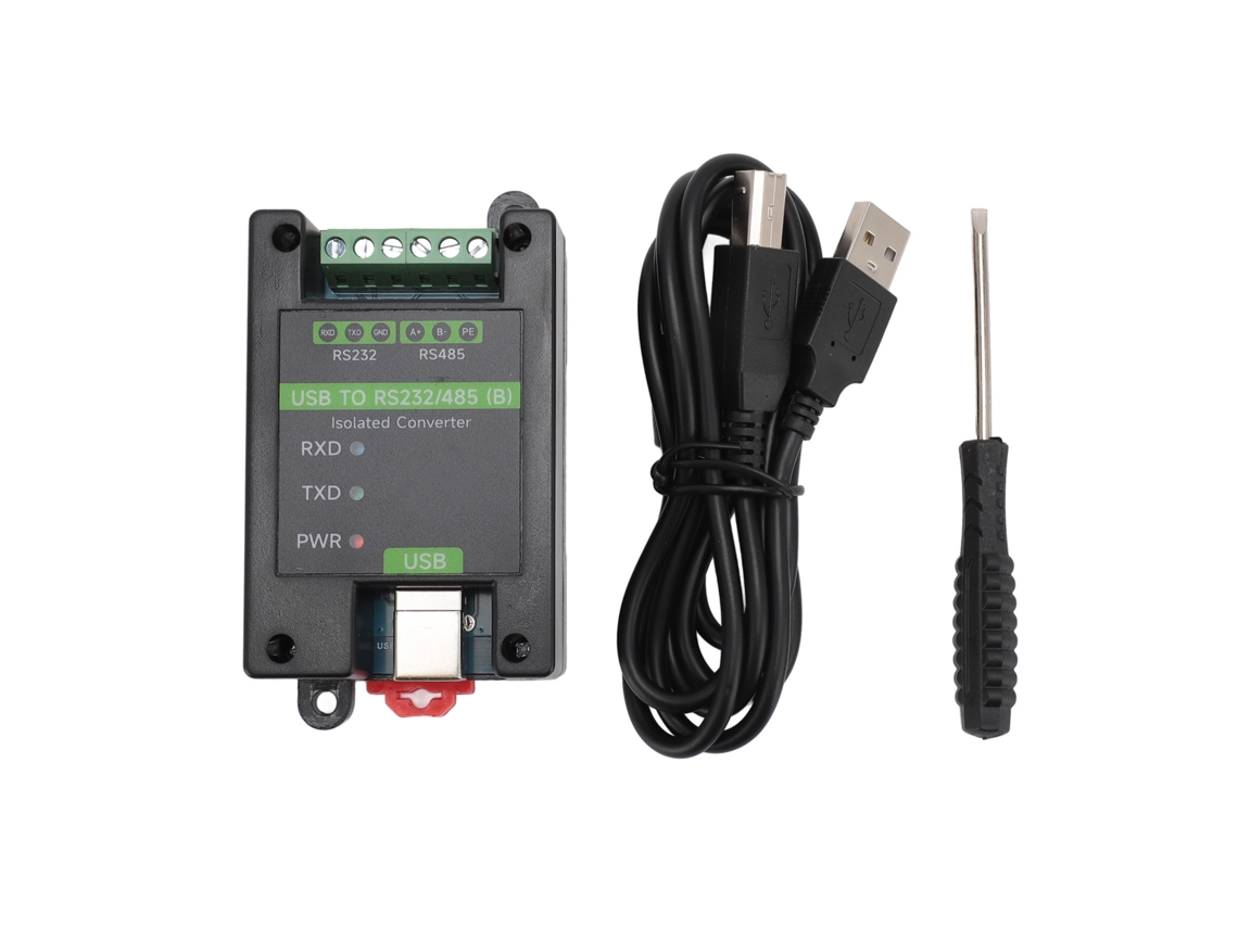 Conversor Usb Para Rs232 Rs485 Industrial Isolado