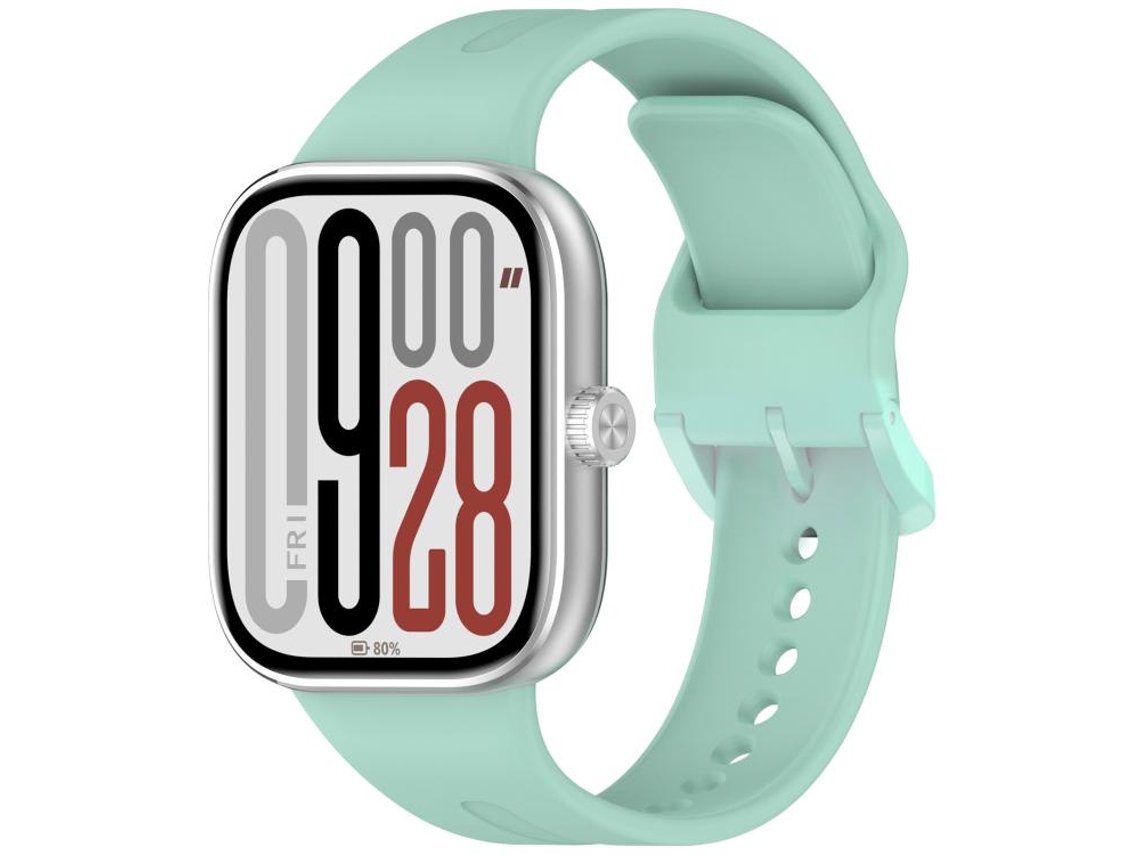 Bracelete para Xiaomi Band 9 Pro / 8 Pro Silicone Cor Sólida Liberação Rápida Verde azulado XIAOMOYU