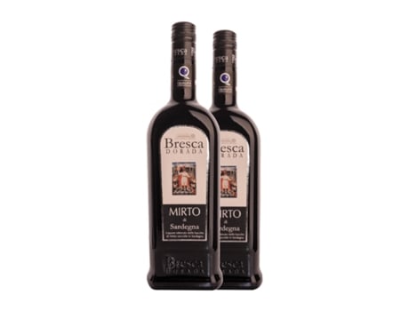 Licores BRESCA DORADA Mirto Rosso Sardegna (0.7 L - 2 Unidades)