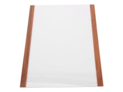 Suporte Magnético de Parede para Pôsteres A4 Horizontal em Acrílico Transparente com Fixação Autoad (20x30 Cm)