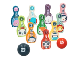 Bowling WOOMAX Fisher-Price de Madeira (3 anos - Não Aplicável)