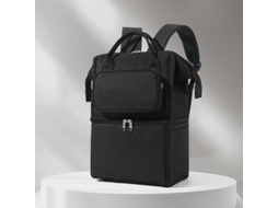 Saco Térmico Leite Materno Impermeável Dupla Camada Viagem Preto Panoona