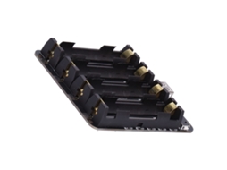 Suporte De Bateria 18650 Com 4 Canais E Usb Micro