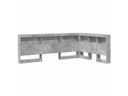 Cabeça de Armazenamento em Cinzento 120 cm Madeira Processada MAISON EXCLUSIVE