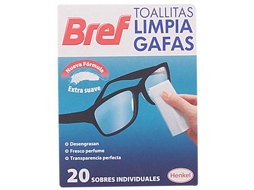 Toalhitas BREF Limpa-óculos (20 un)