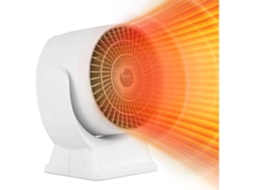 Aquecedor com Ventilador de Cerâmica Ptc 650W Aquecedor Elétrico Móvel Proteção Contra Superaquecimento Aquecedor Elétrico