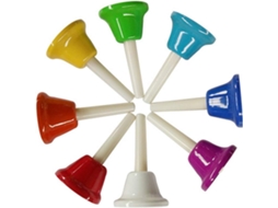 Sinos De Mão Coloridos Afinados, Sinos De Mesa Diatônicos Com Notas Precisas Para Aprendizagem Musical, Instrumentos De Percussão De Cores Brilhantes