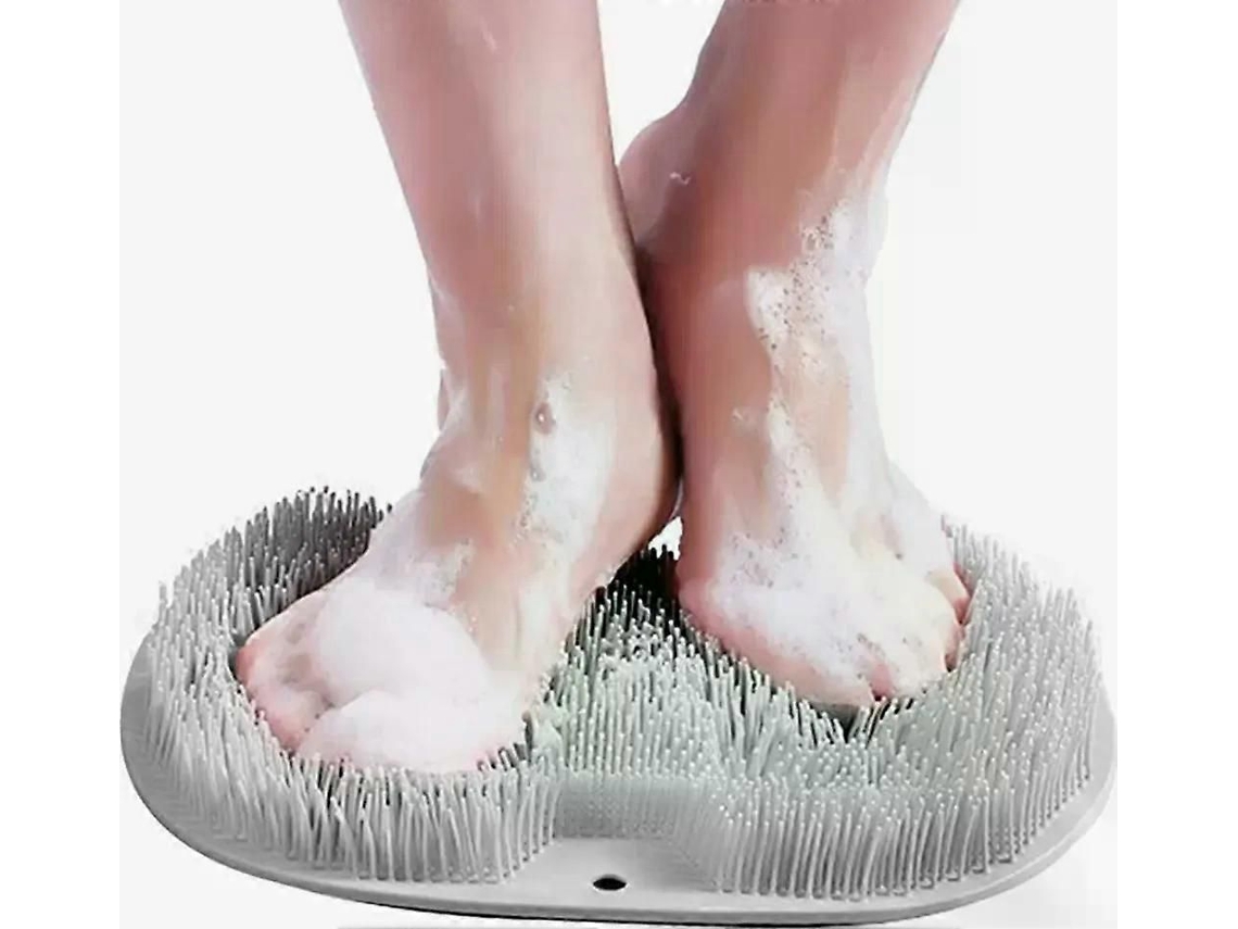 Escova De Silicone Macia Gka Para Lavar Os Pés No Chuveiro E Na Banheira, Massageadora Esfoliante Pés, Ideal Pa Ra Cuidados Com Pés.