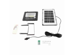 Lâmpada de Rua Solar 30w 100led com Controle Remoto À Prova D'água para Jardim | S/MARCA