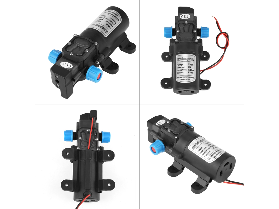 Laxiscreed Bomba De Água Micro Diaphragm 12v 45w Com Autoescorvamento E Baixo Ruído