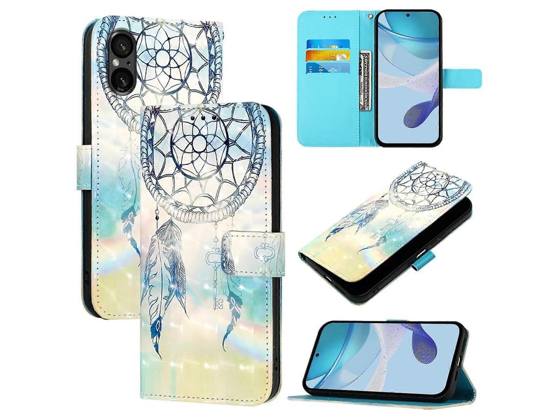Capa De Celular De Couro Com Flip Horizontal E Pintura 3d